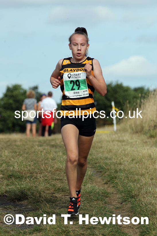 Girls under-15s 2021 North Eastern League, Wrekenton, Low Fell, Gateshead. Photo: David T. Hewitson/Sports for All Pics